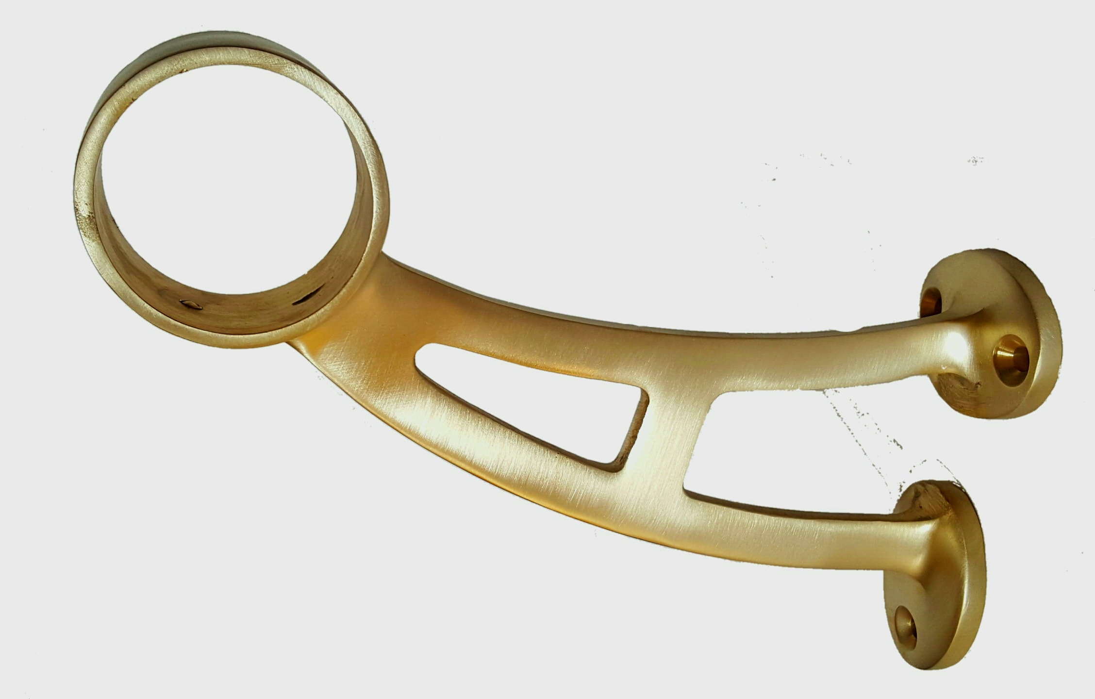 6 Foot Long Bar Foot Rail Kit in Polished Brass– Trade Diversified